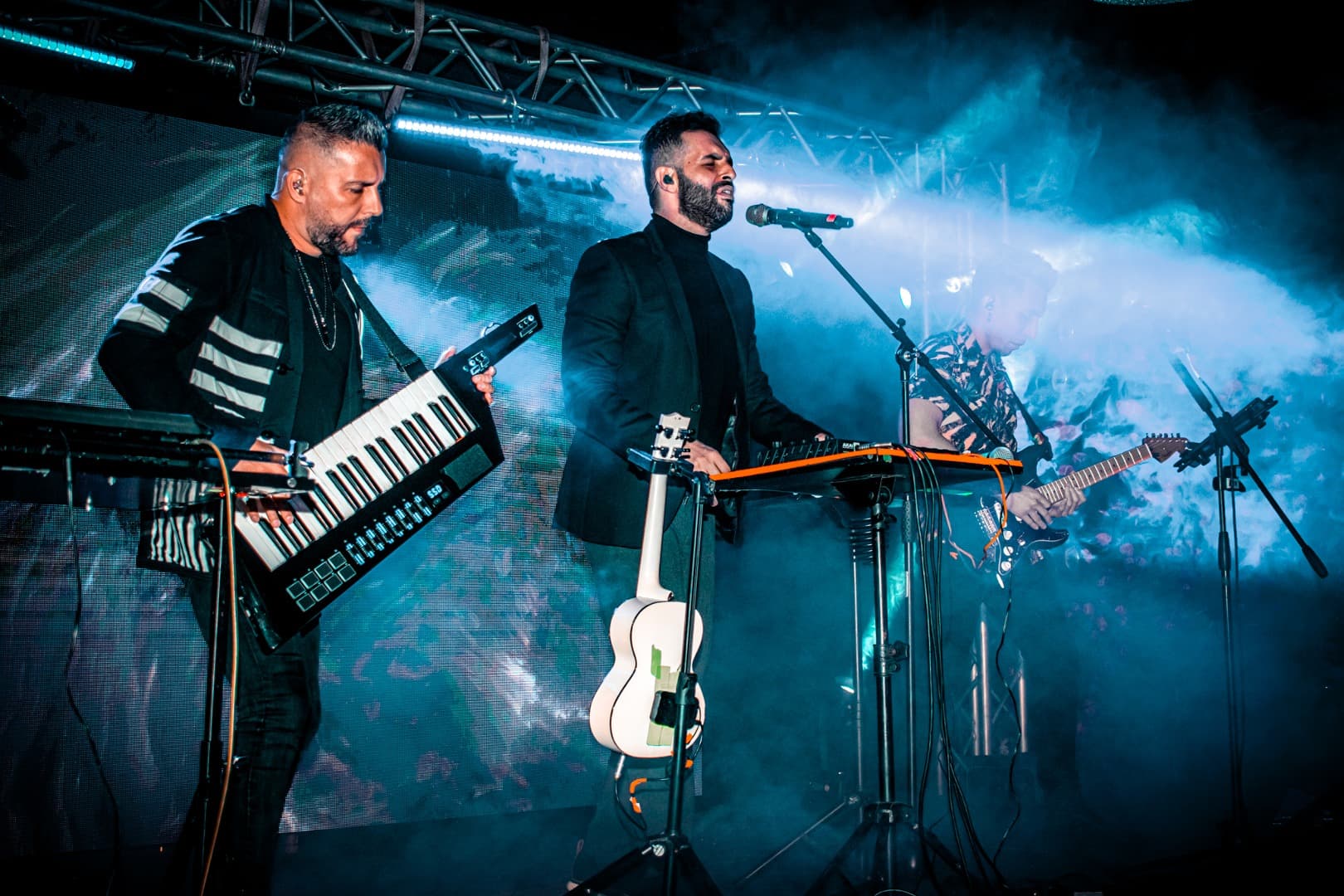 Producción audiovisual de un concierto en escenario